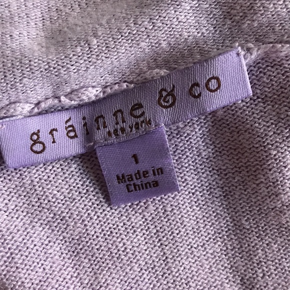 Grainne & Co linen blend fringe cardigan 1 S - Picture 9 of 10